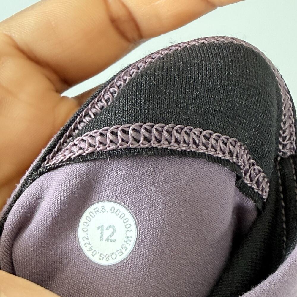 lululemon lab Embossed Nulu Yoga Legging Purple Women’s Size 12 - Picture 7 of 7